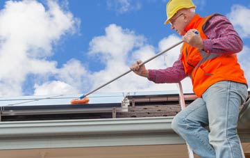 Trelystan soft wash roof cleaning